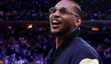 Kiyan Anthony reacts to Carmelo Anthony's HOF induction