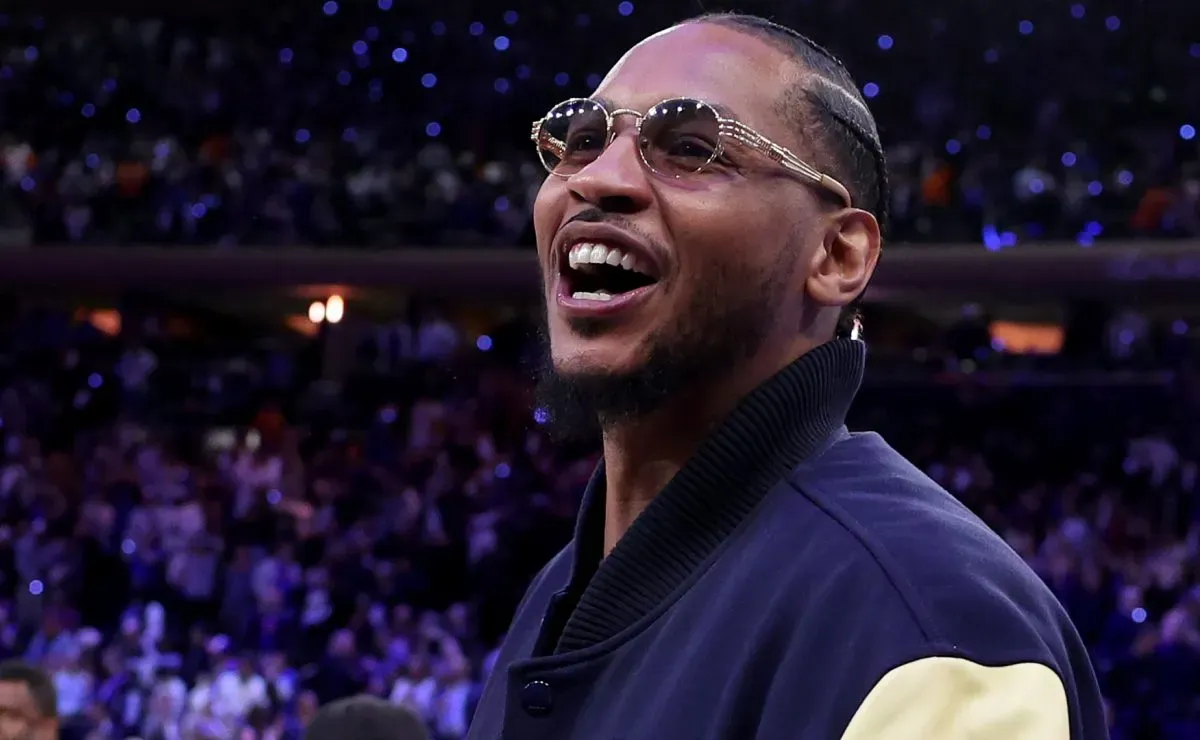 Kiyan Anthony reacts to Carmelo Anthony's HOF induction