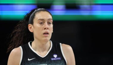 Liberty star Breanna Stewart’s Game 2 status uncertain after injuring left leg vs. Mercury
