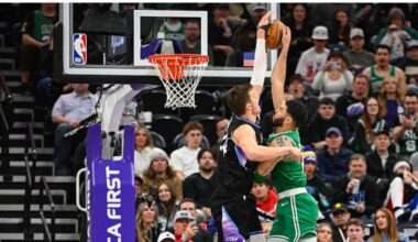 Walker Kessler #24 of the Utah Jazz...