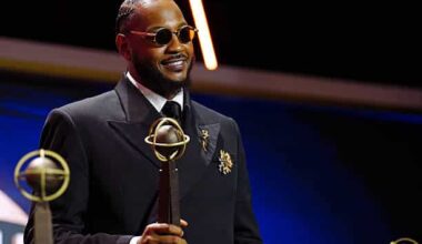Highlights From Carmelo Anthony's Hall Of Fame Induction