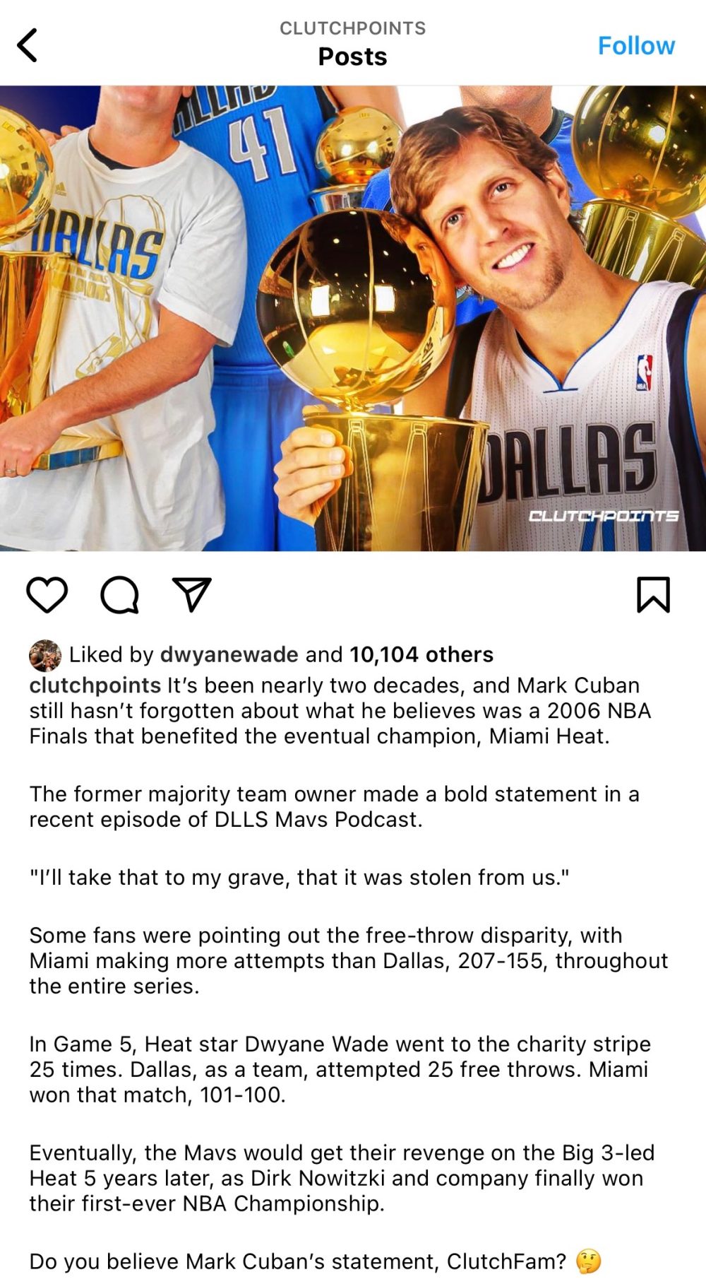 Dwyane Wade and Mark Cuban