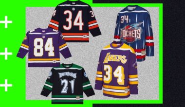 The Best NFL & NBA Merch Are These Throwback Hockey Jerseys: Shop Here