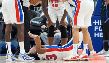 Pistons guard Jaden Ivey sustains leg injury in victory over the Magic