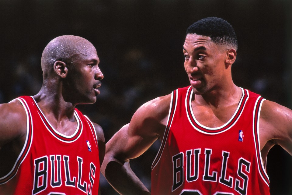 Pippen and Jordan were an unstoppable pairing in the 90s