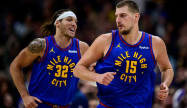 Nikola Jokic Aaron Gordon Denver Nuggets...