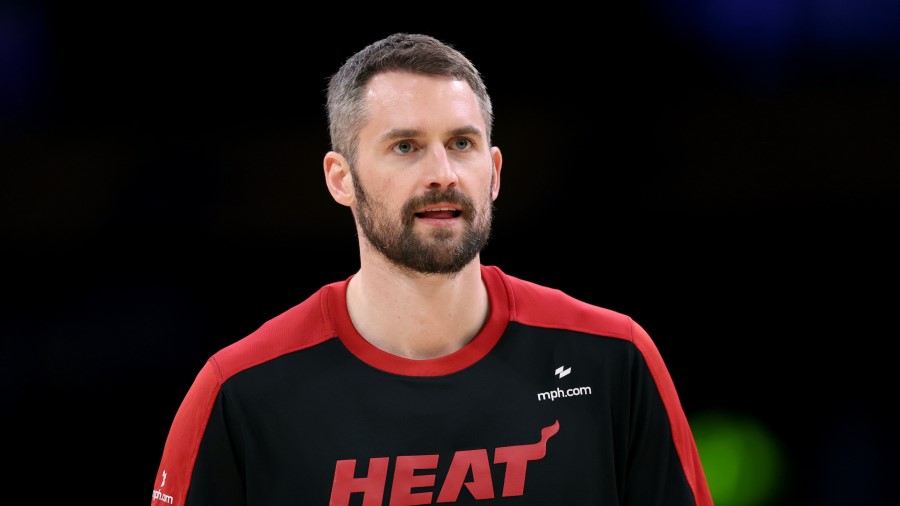 Kevin Love #42 of the Miami Heat