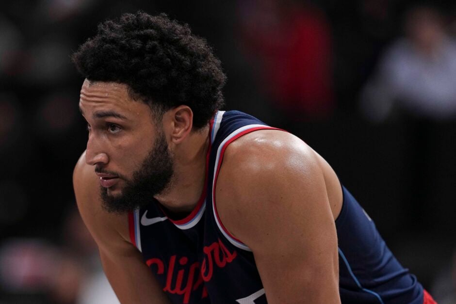 Ben Simmons playing for the Los Angeles Clippers.