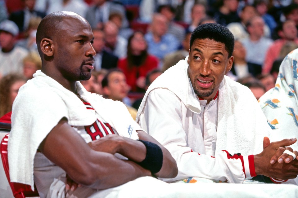 Jordan and Pippen won a stunning six NBA titles together