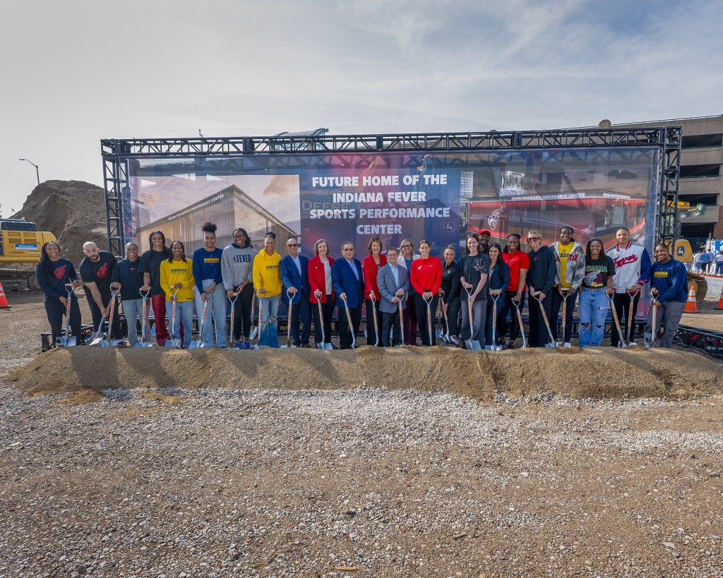 Left to right: Indiana Fever Assistant Coach <a rel=