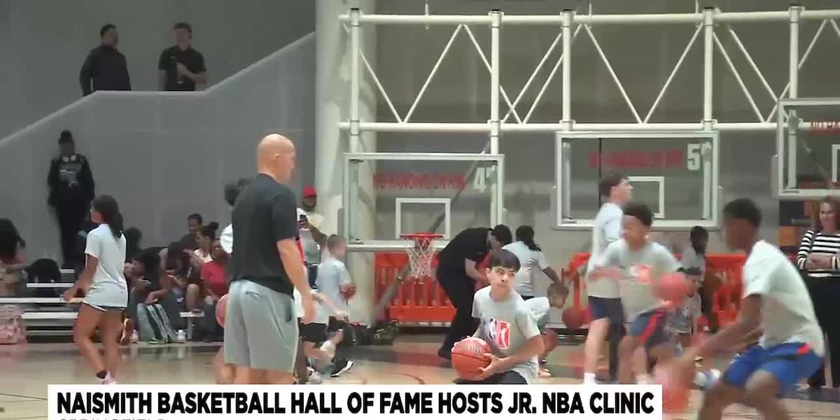 Junior NBA clinic at Basketball Hall of Fame helps kids hone their basketball skills