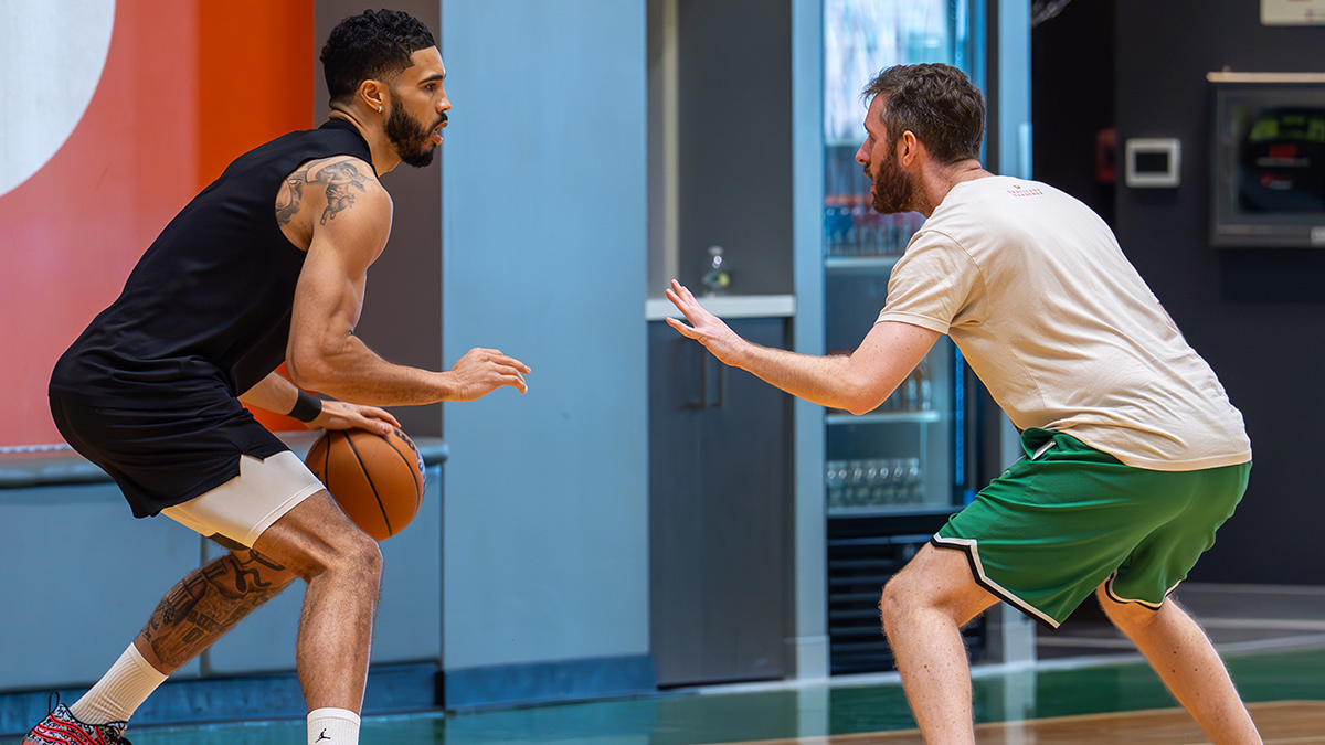 Jayson Tatum’s new workout video amid Achilles rehab has NBA world stunned – NBC Sports Boston
