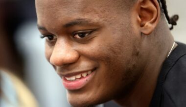 Utah Jazz forward Taylor Hendricks