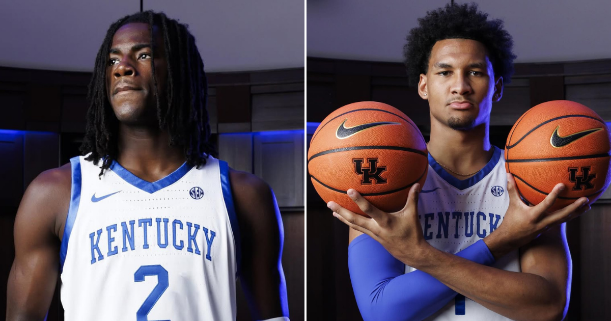 Kentucky Wildcats quarterback Zach Calzada (5) launched the ball downfield as the Kentucky Wildcats faced off against the Ole Miss Rebels at Kroger Field in Lexington, Kentucky on Saturday, September 6, 2025. Ole Miss defeated Kentucky, 30-23. (© Jeff Faughender/Courier Journal / USA TODAY NETWORK via Imagn Images)
