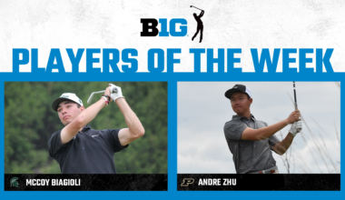 Michigan State and Purdue Share Men’s Golfer of the Week Honor