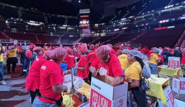 Thousands of volunteers pack 1 million meals to fight food insecurity in metro Atlanta