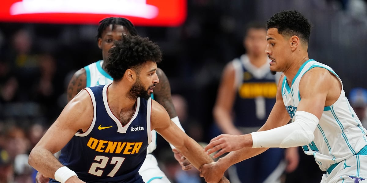 Jamal Murray scores 34, Nuggets hold off Hornets 129-115 for their 9th straight win