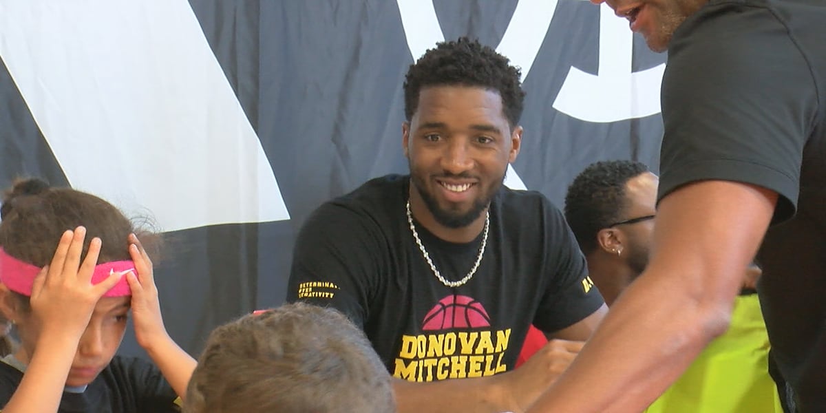 Building legacy beyond the court: Donovan Mitchell inspires youth