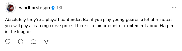 Brian Windhorst Instagram Threads