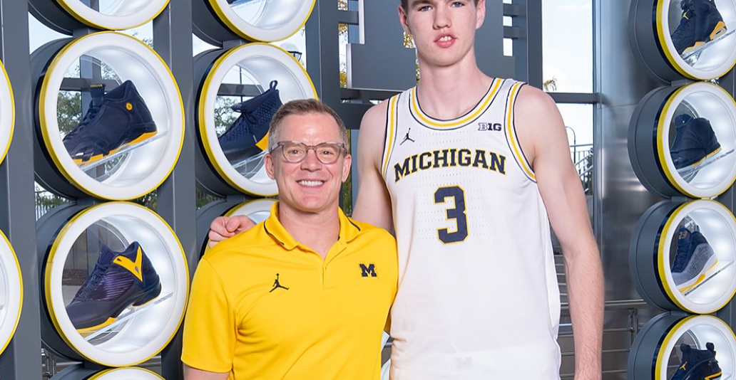 2026 Four-star forward Quinn Costello commits to Michigan dusty may