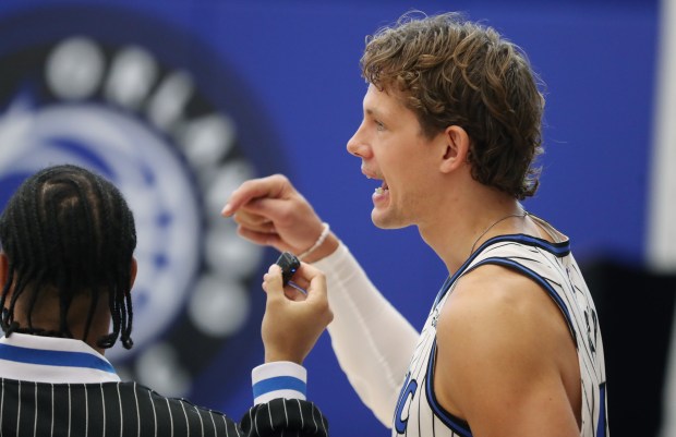 Orlando Magic center Mo Wagner is pictured during Orlando Magic...