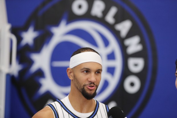 Orlando Magic guard Jalen Suggs is pictured during Orlando Magic...