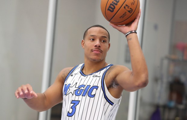 Orlando Magic guard Desmond Bane is pictured during Orlando Magic...