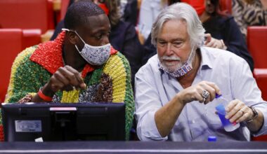 Micky Arison admits D-Wade's statue doesn't look like him: 'If he's happy, I'm happy'