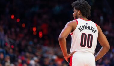 The Time Is Now For Scoot Henderson To Be The Blazers Star
