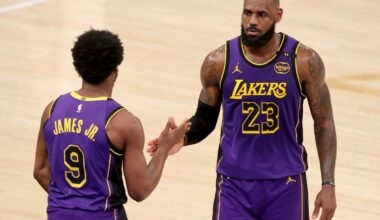 What will happen to Bronny if LeBron leaves the Lakers in 2026?
