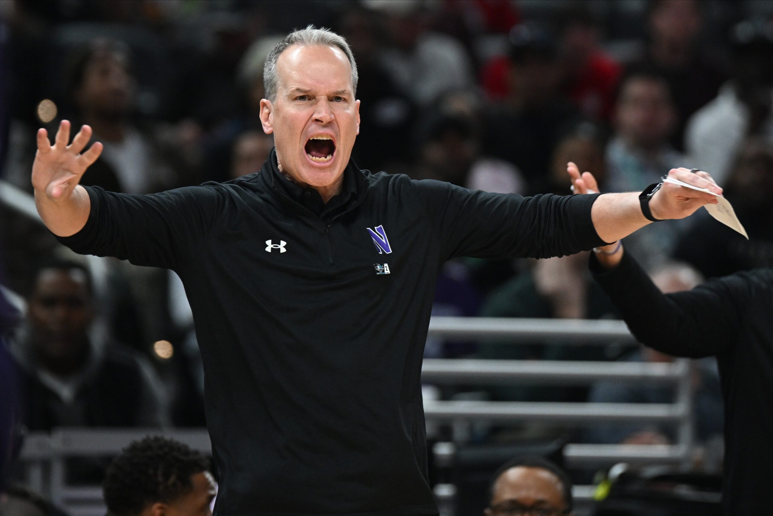 Northwestern Wildcats men's basketball head coach Chris Collins