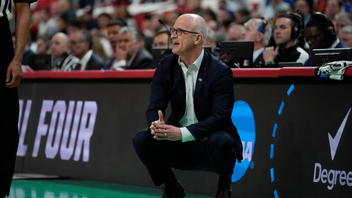 UConn Huskies Basketball coaches Geno Auriemma and Dan Hurley