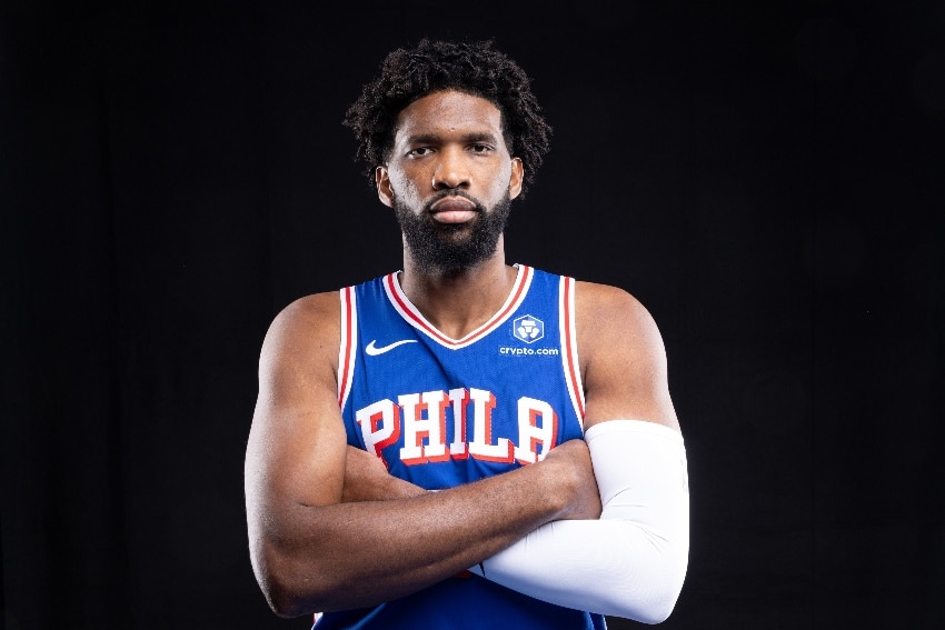 Joel Embiid - media day 2025