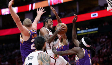 Strong scoring helps Rockets outlast Suns in shootout, 119-111