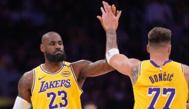 LeBron James excited by Los Angeles Lakers' revamped roster, 'not worried' about future