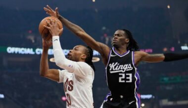 Kings remain in position for play-in spot with 120-113 win over Cavaliers