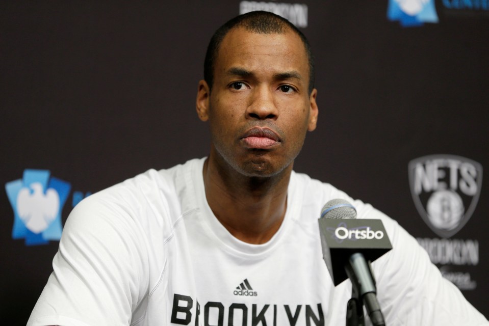 Jason Collins, Brooklyn Nets player, at a press conference.