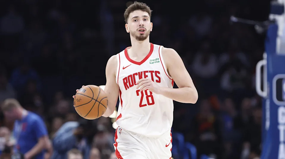 Houston Rockets center Alperen ŞengünAlonzo Adams-Imagn Images