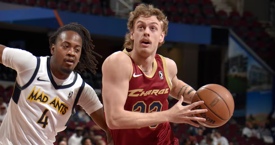 Cleveland Charge in a Game (Image via Getty) Cleveland Charge in a Game