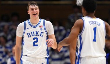 Probable No. 1 pick Cooper Flagg says he wants 'to come back next year' for Duke, but he can't be serious
