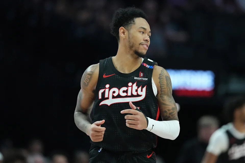 Former Portland Trail Blazers shooting guard Anfernee Simons (1)