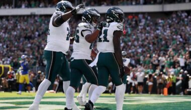 Jordan Davis blocks walk-off FG attempt, returns for TD as Eagles erase 19-point deficit to stun Rams