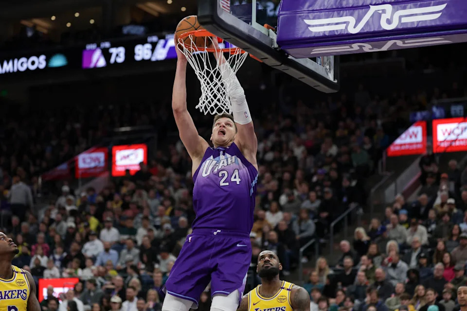 Utah Jazz center Walker Kessler (24)© Chris Nicoll-Imagn Images