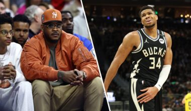Carmelo Anthony responds to Giannis Antetokounmpo praise and makes an offer