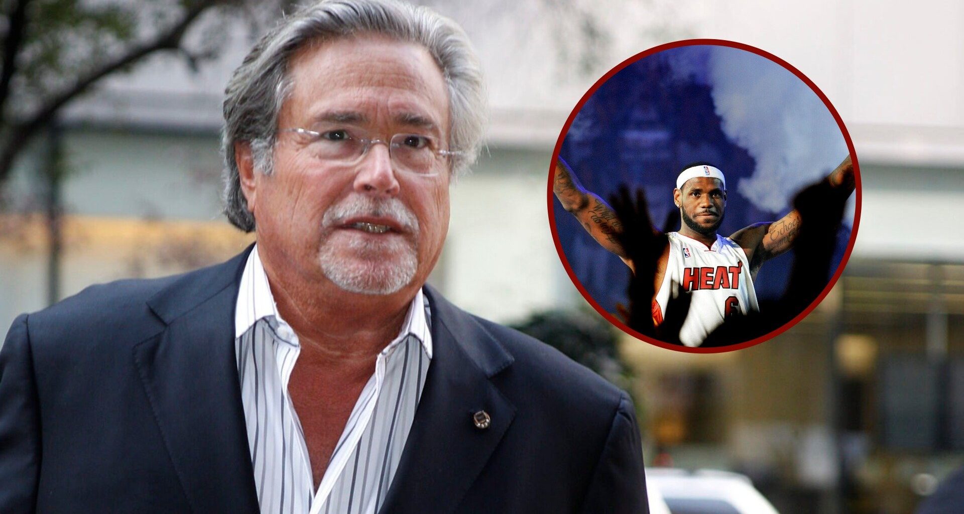 Miami Heat owner Micky Arison took a lighthearted jab at LeBron James' iconic 2010 announcement