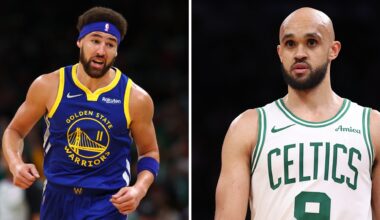 Derrick White shares what he heard Klay Thompson say that helped him in the Boston Celtics' title run