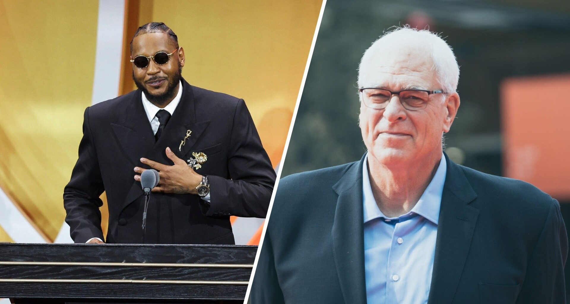 Phil Jackson saw how Carmelo Anthony could be like Michael Jordan and Kobe Bryant, 'that's a perfect spot for him'