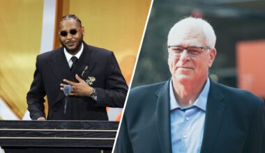 Phil Jackson saw how Carmelo Anthony could be like Michael Jordan and Kobe Bryant, 'that's a perfect spot for him'