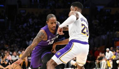 LeBron, Lakers ride 21-0 run to start 4th quarter, hold off Kings for 131-127 win