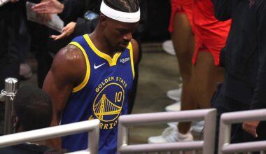 Jimmy Butler sitting out for Warriors in Game 3 of first-round series against Rockets